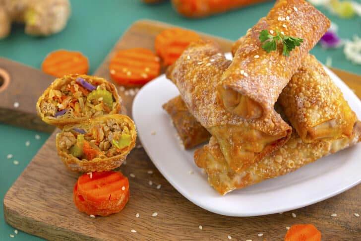 Pork Egg Rolls in Air Fryer