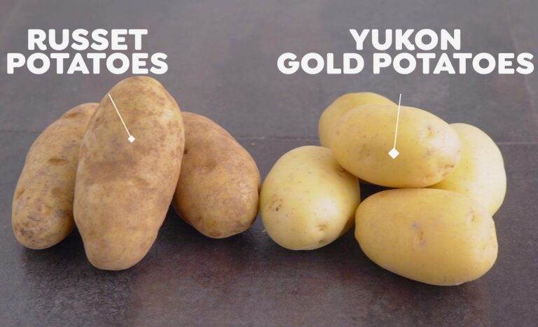 Russet potatoes vs. Yukon gold potatoes for homemade fries