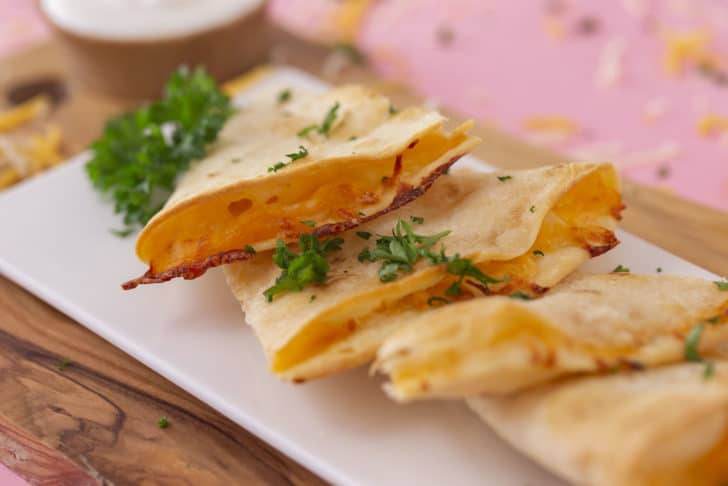 Air Fryer Cheese Quesadilla