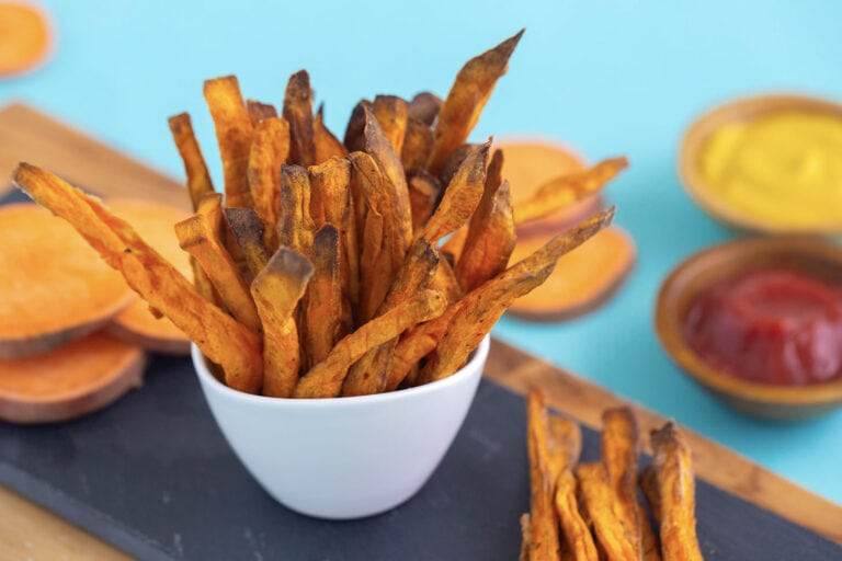 Crispy Air Fryer Sweet Potato Fries without Cornstarch