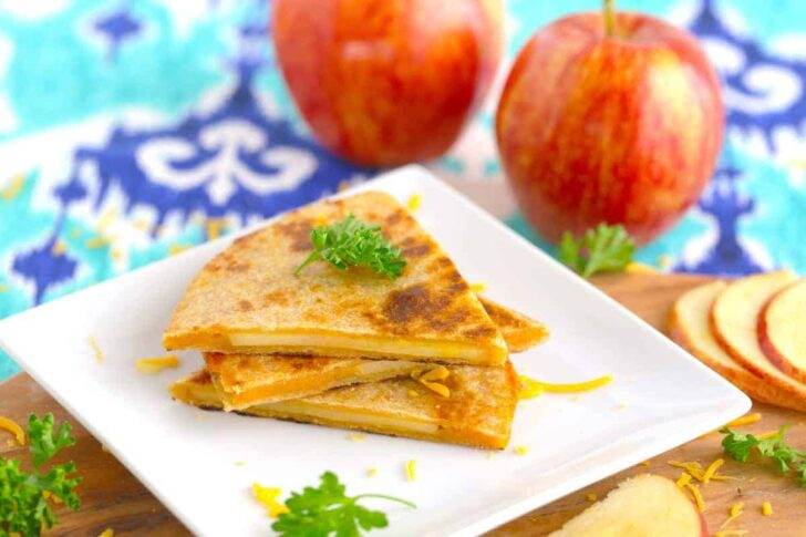 Apple Cheddar Quesadilla