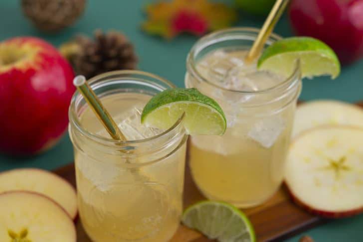 Ginger Beer Apple Cider Mocktail
