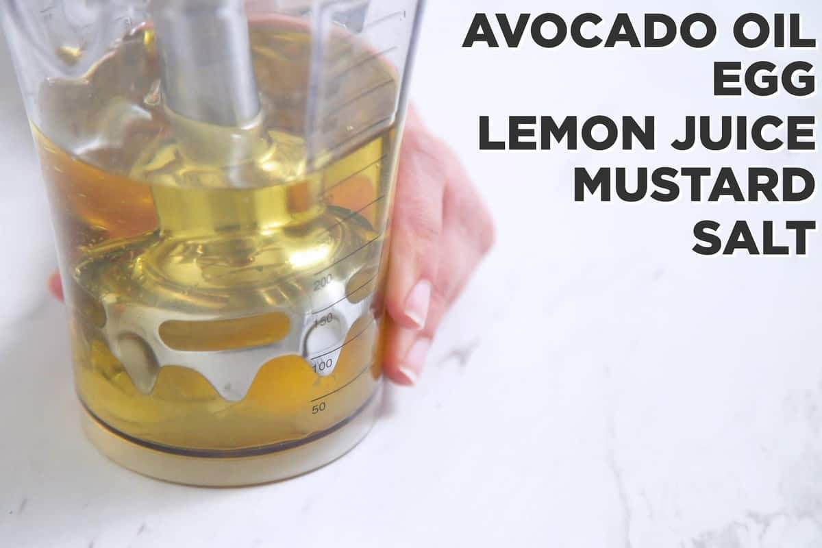How to make avocado oil mayonnaise
