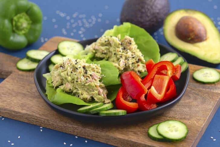 3 Ingredient Avocado Tuna Salad