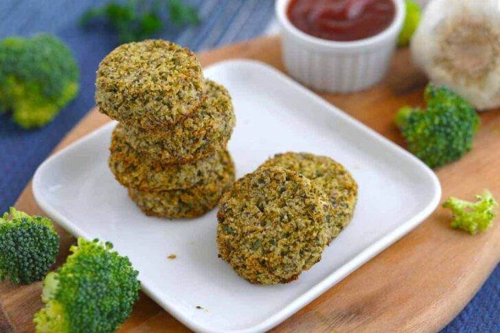Baked Broccoli Fritters