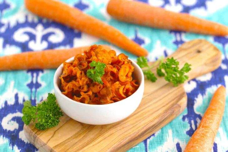 Baked Carrot Chips