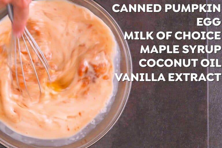 Separately, whisk together wet ingredients.