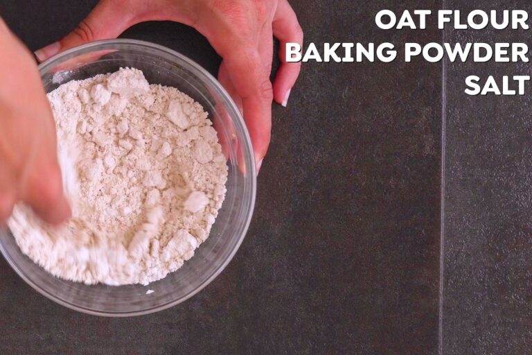 In a bowl, whisk together dry ingredients.