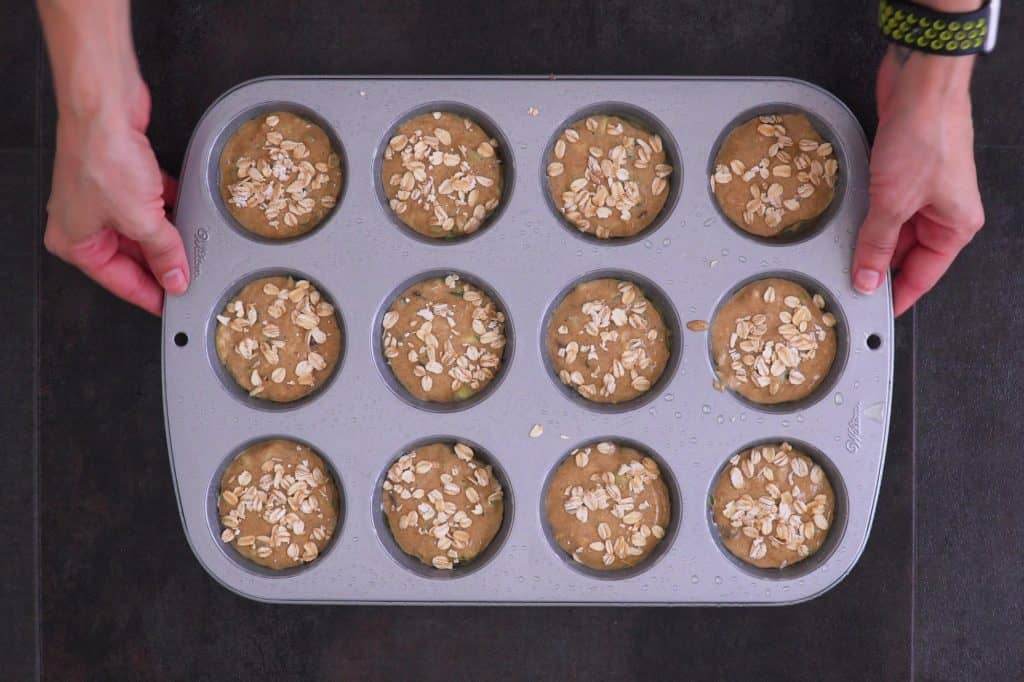 Healthy Banana Zucchini Muffins