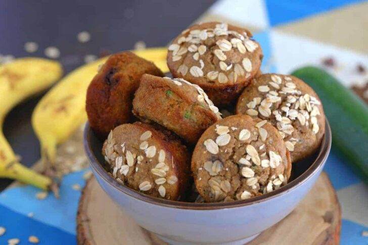 Banana Zucchini Muffins
