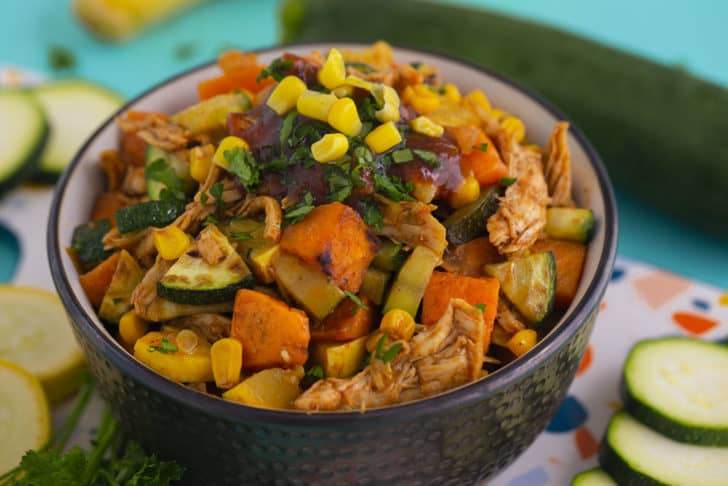BBQ Chicken Meal Prep Bowls
