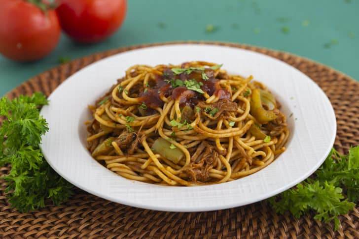 Barbecue Spaghetti Recipe