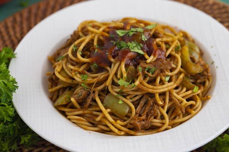 How to make BBQ Spaghetti