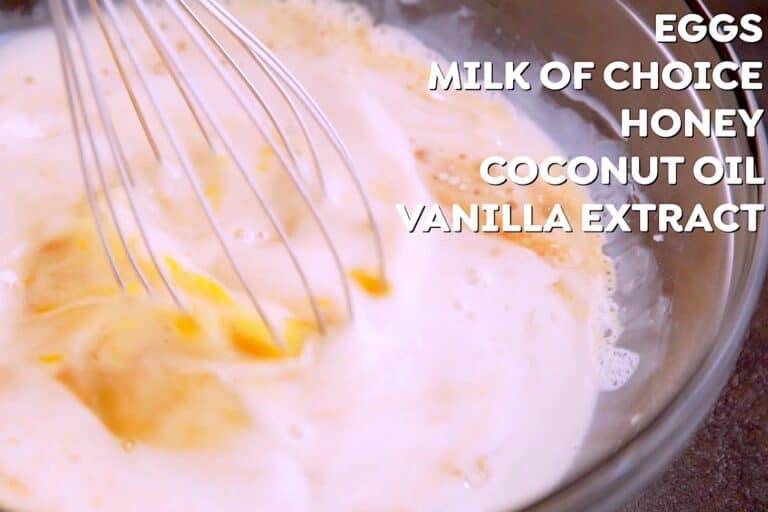 Separately, whisk together wet ingredients.