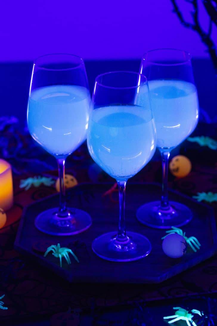 Black Light Lemonade for Halloween