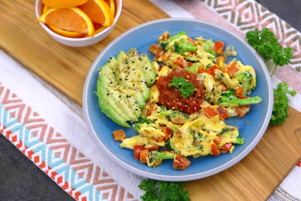 Breakfast Veggie Scramble in 10 Minutes