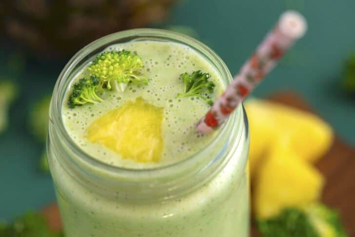 Pineapple Broccoli Smoothie