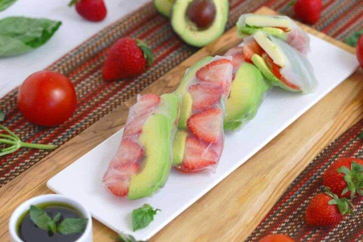 Caprese Summer Rolls