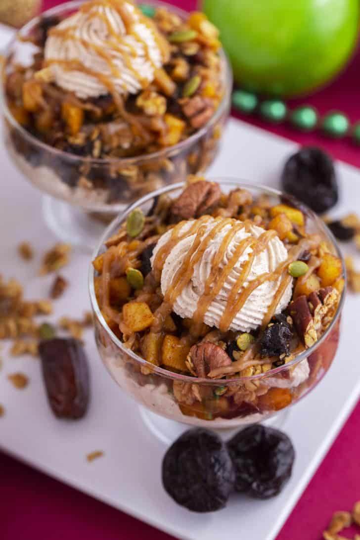 Caramel Apple Trifle Parfaits