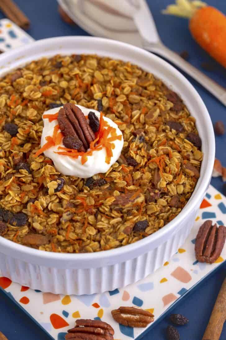 Carrot Cake Baked Oatmeal Recipe