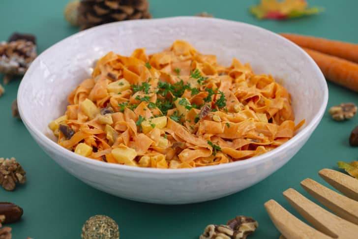 Sweet Carrot Salad with Mayonnaise