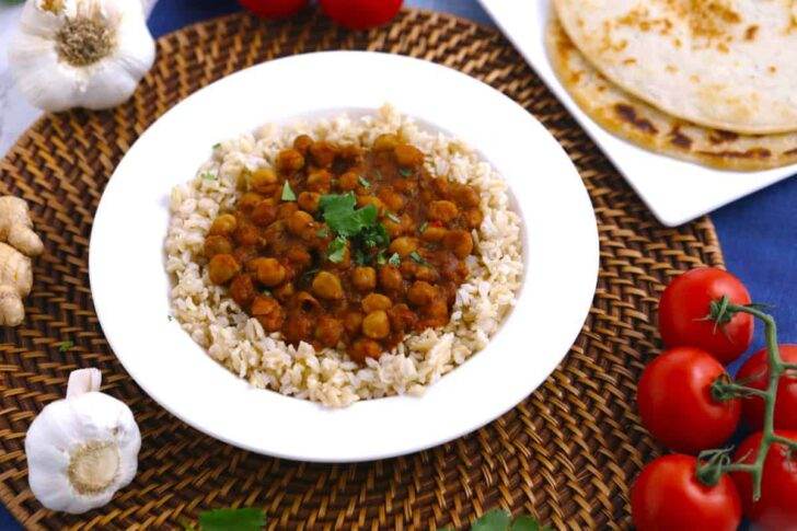 Chana Masala Slow Cooker