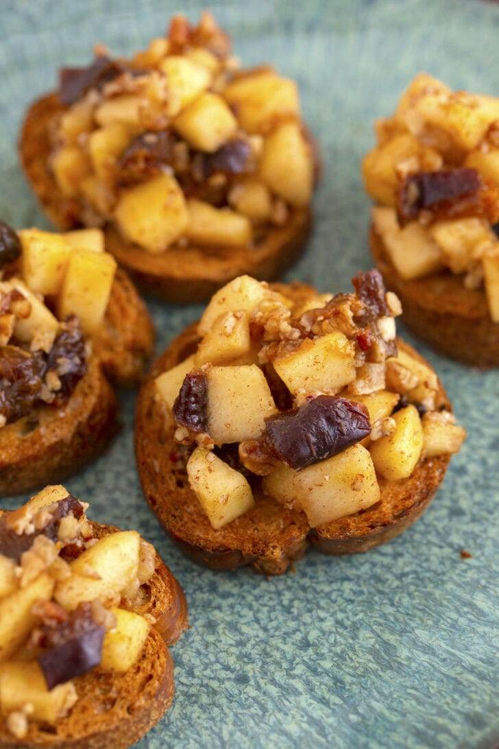 Holiday Crostini with Charoset