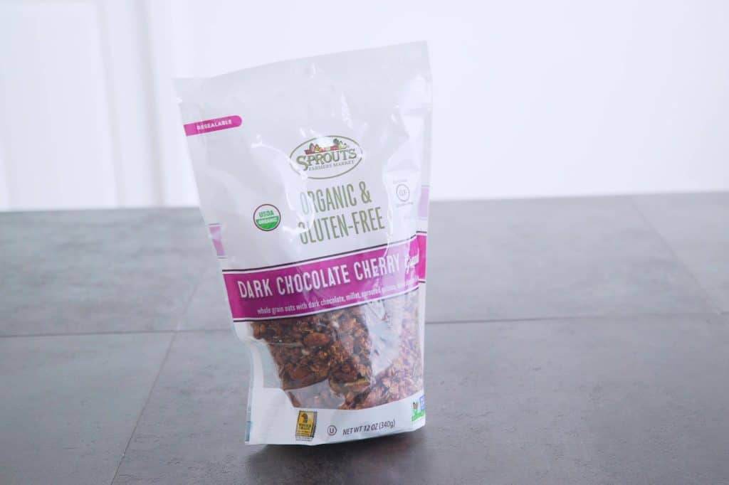 Gluten Free Dark Chocolate Cherry Granola