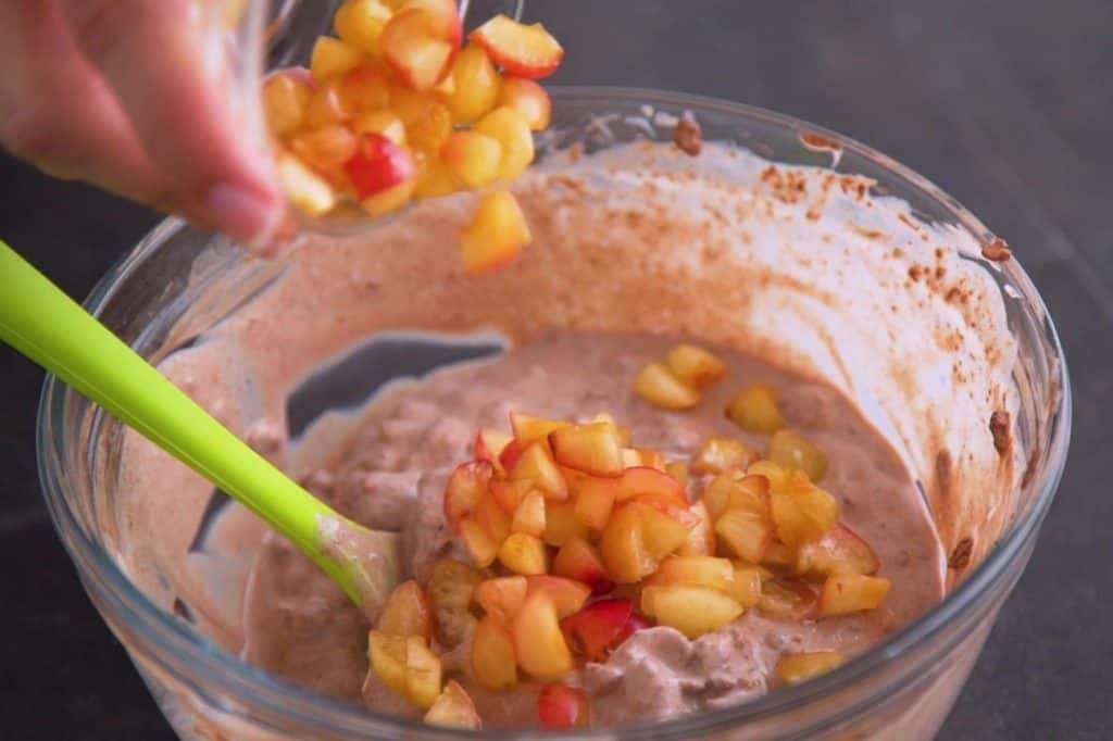 Stir cherries into chocolate overnight oats mixture