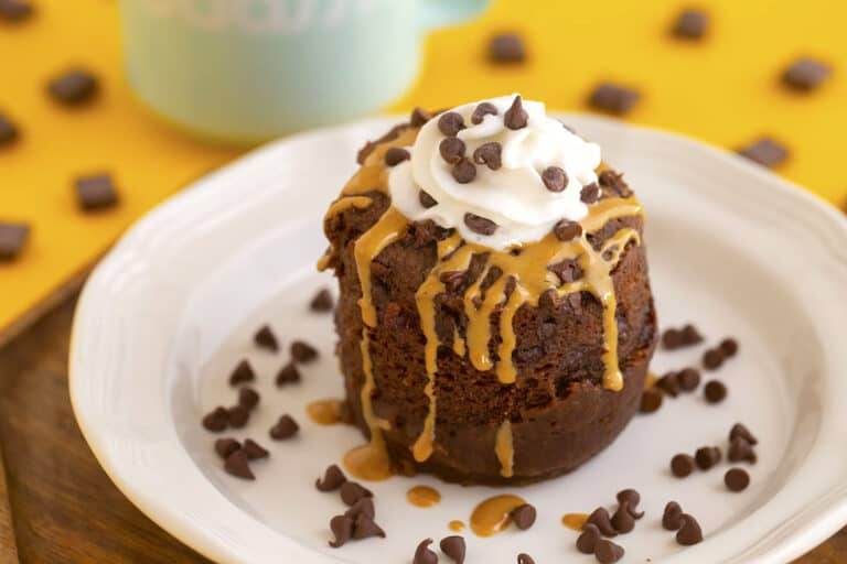 Gluten Free Chocolate Peanut Butter Mug Cake