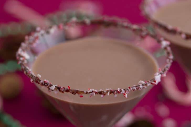 Chocolate Peppermint Martini Mocktail