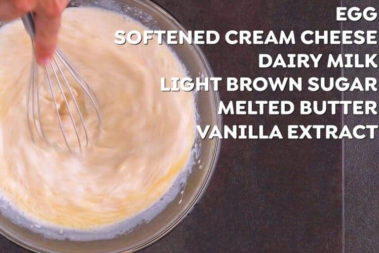 Separately, whisk together wet ingredients.
