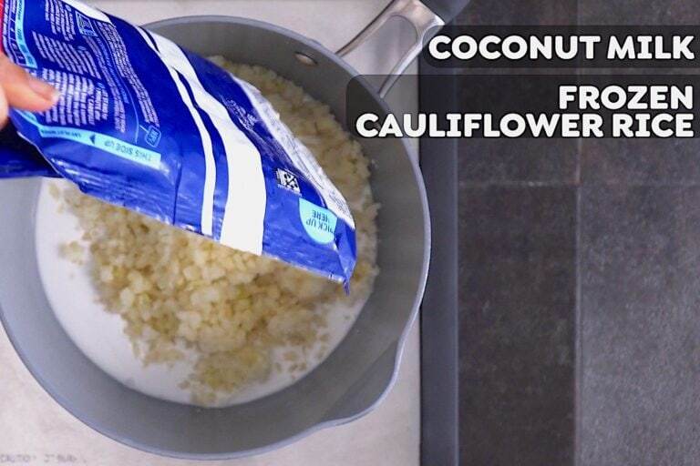 How to Cook Cauliflower Rice with Coconut Milk