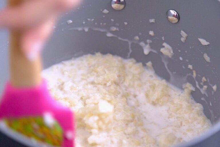 Cover and cook, stirring occasionally, until the liquid is absorbed (8-9 minutes).