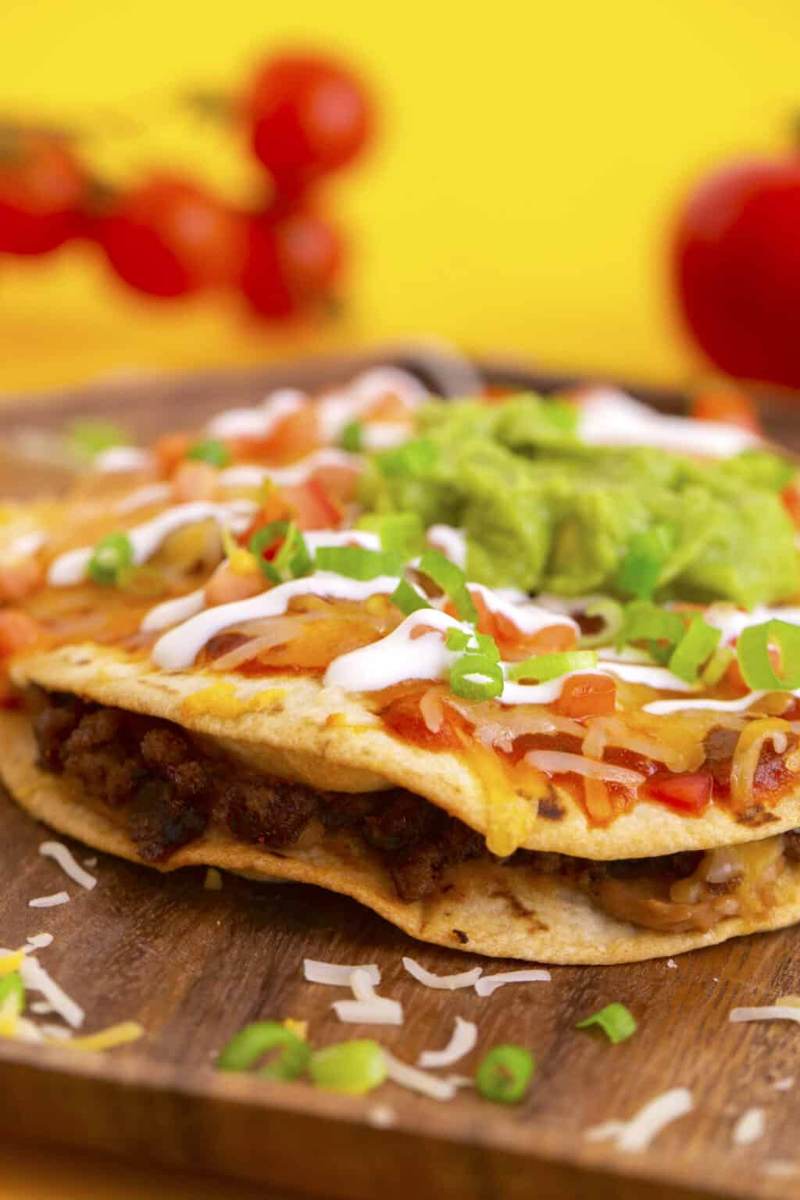 Homemade Taco Bell Mexican Pizza