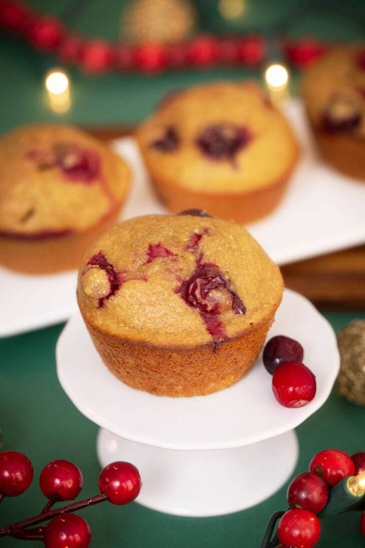 Cranberry Orange Blender Muffins