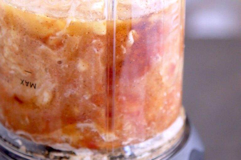 Add all French dressing ingredients into a blender and blend until smooth.