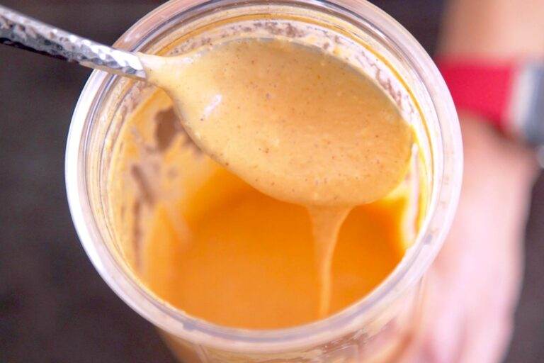 Blend homemade dressing and store in the fridge.