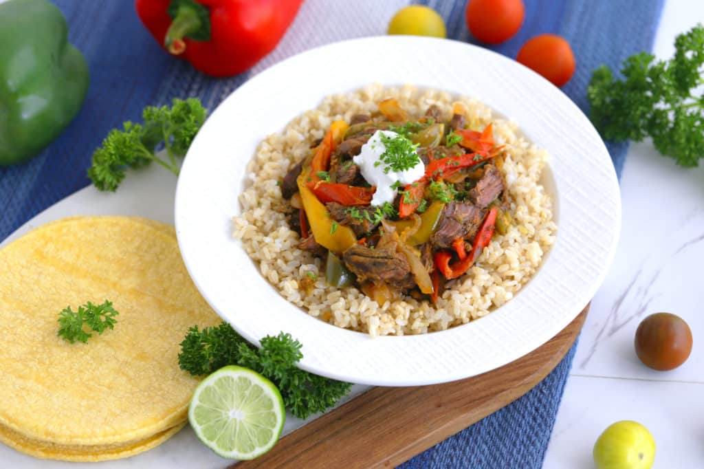 Crockpot Beef Fajitas