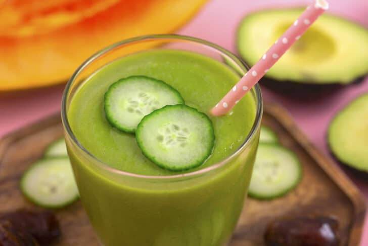 Pineapple Cucumber Smoothie