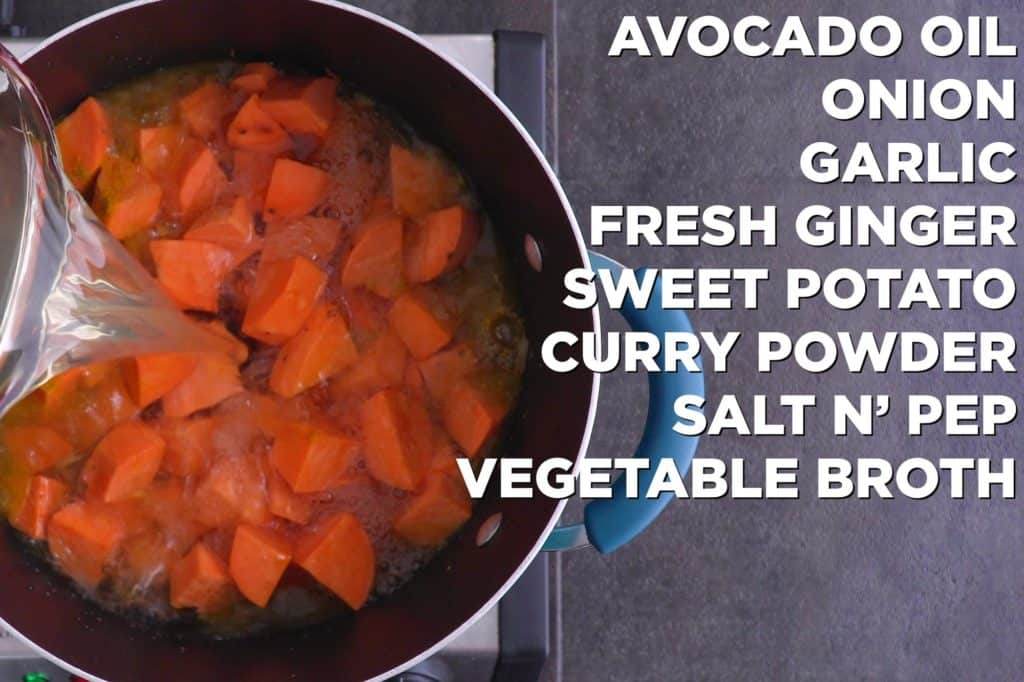 Vegan Sweet Potato Soup Ingredients