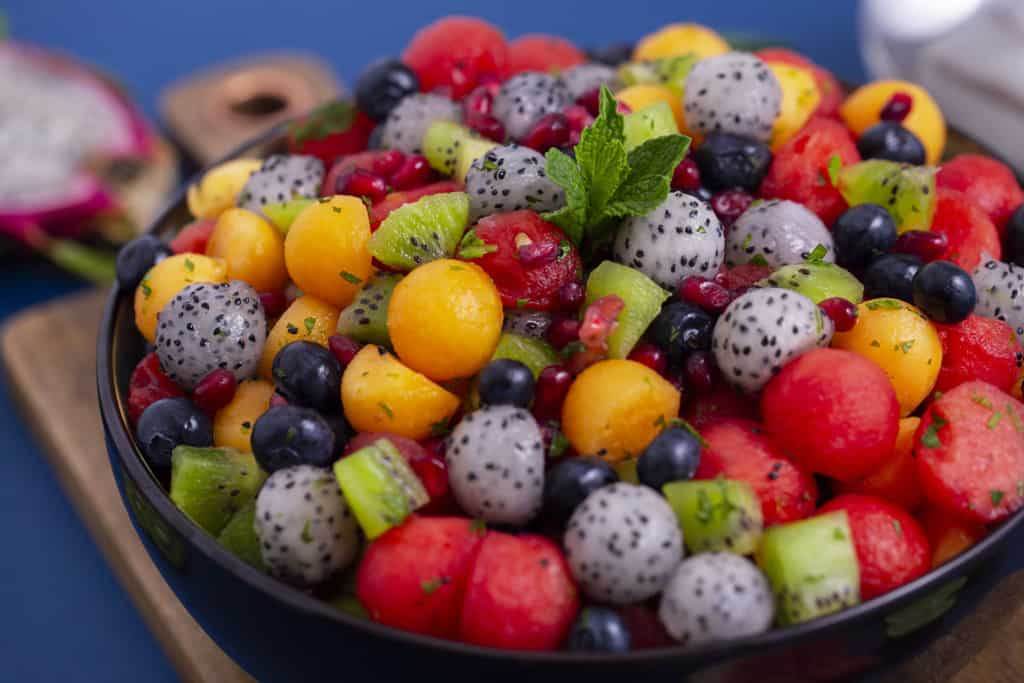How to Make a Fruit Salad with Dragon Fruit
