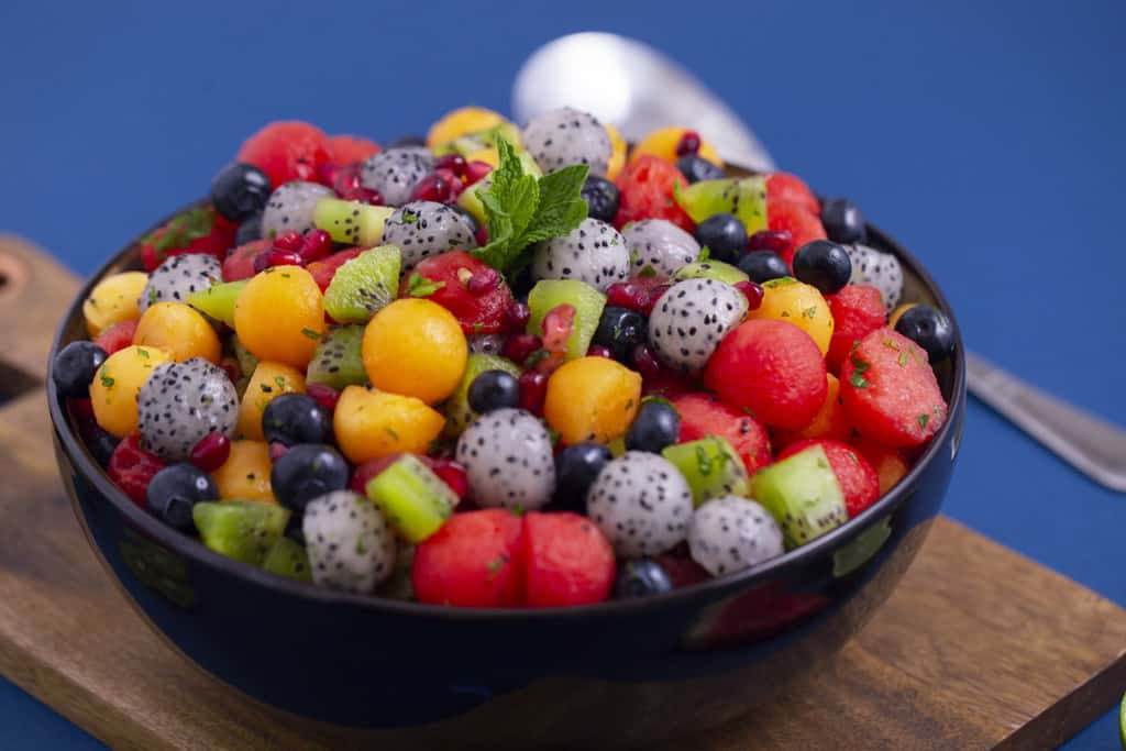 Colorful Dragon Fruit Salad