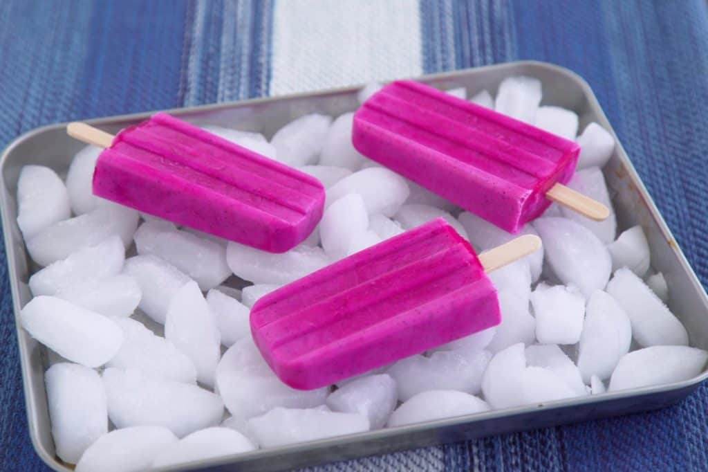 Dragon Fruit Breakfast Popsicles
