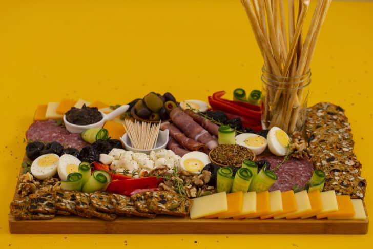 Raincoast Crisps Recipe for Charcuterie Board