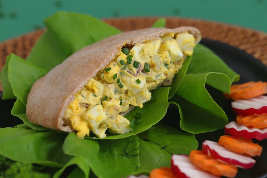 Easy Egg Salad with Bacon