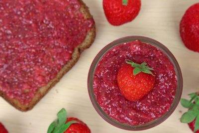 2 Ingredient Jam, vegan jam, easy jam recipe, 2 ingredient recipes, three ingredient recipes, 3 ingredient healthy recipes, easy 3 ingredient recipes