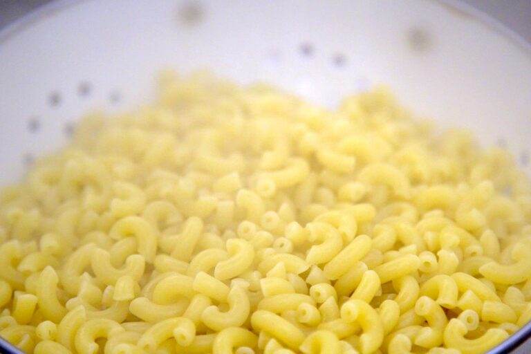 Drain noodles and set aside until cheese sauce is ready.