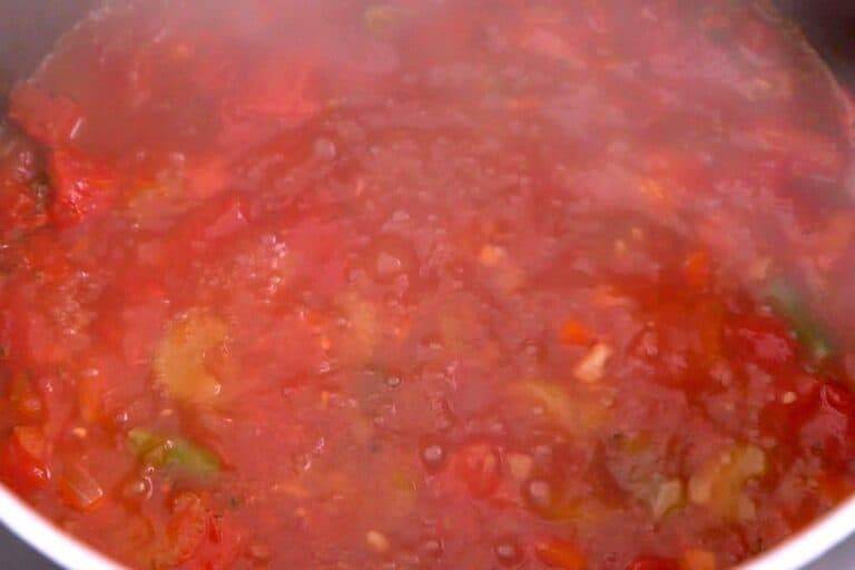 Once boiling, reduce to a simmer for 10-15 minutes.