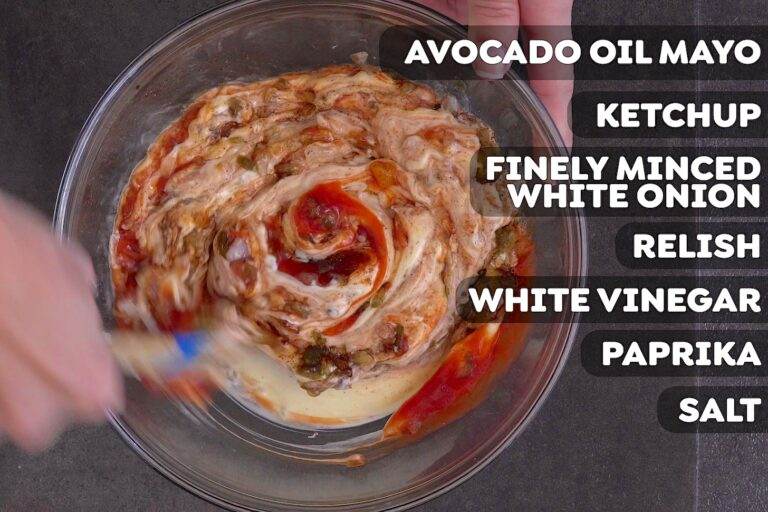 Add all 1000 Island ingredients to a bowl and mix well to combine.